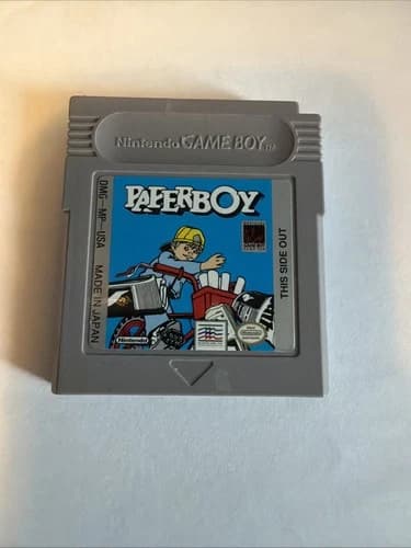 Paperboy Nintendo Game Boy Cart DMG-MP-USA 1990 Mindscape Tested+Working🎮