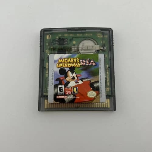 Mickey's Speedway USA (Nintendo GameBoy Color) Tested Working Authentic