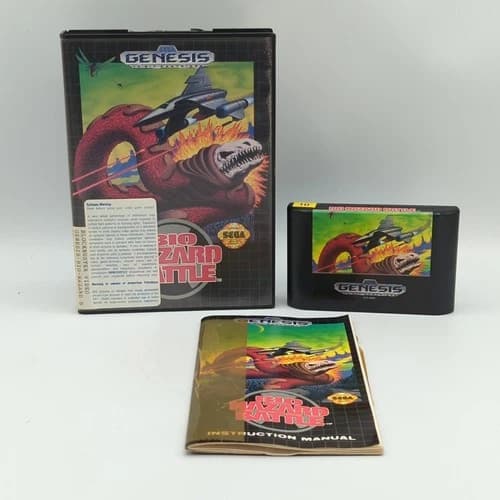 Bio-Hazard Battle (Sega Genesis, 1992) CIB w/Manual Tested, Working