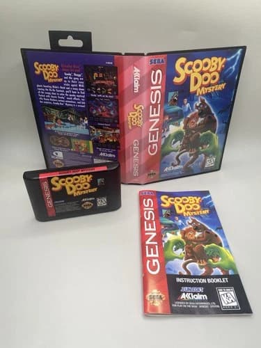 Scooby Doo Mystery - Sega Genesis - In Box With Manual And Tested!