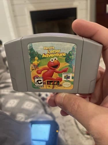 Sesame Street: Elmo's Letter Adventure (Nintendo 64, 1999) N64 Tested Free Ship