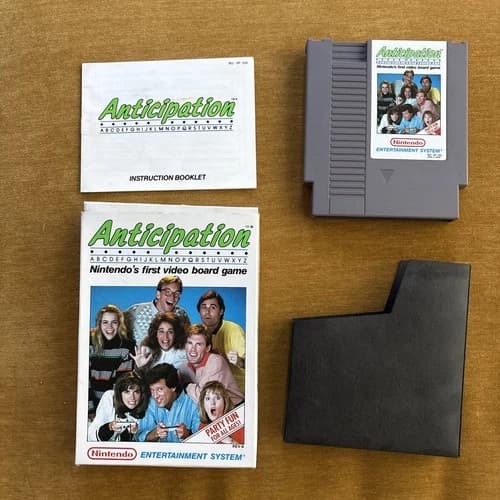 Anticipation (Nintendo Entertainment System, 1988) CIB, Complete in Box, NES
