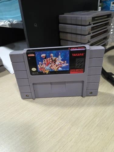 Fatal Fury 2 SNES Super Nintendo Authentic Cartridge Only Works