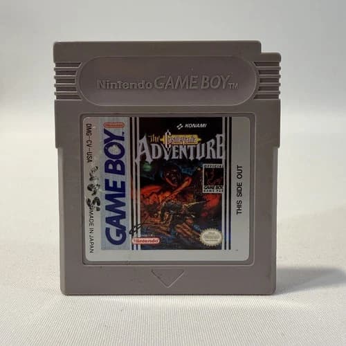 Castlevania The Adventure Game Boy Konami Action Platformer Cartridge Retro