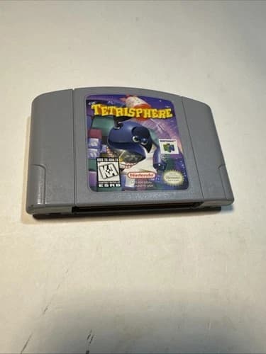 Tetrisphere Nintendo 64 N64 Game Cartridge Only Cleaned Tested Working Authentic