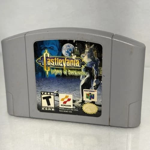 Castlevania Legacy of Darkness⭐️Tested⭐️Nintendo 64 N64 Authentic Original *READ