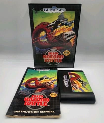 Bio-Hazard Battle (Sega Genesis, 1992) CIB Complete W/ Manual - Tested