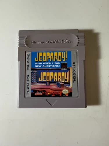 Jeopardy Nintendo Game Boy, 1991 Authentic - TESTED