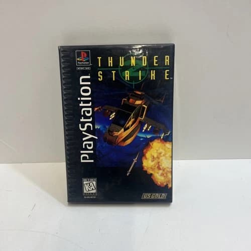 Thunderstrike 2 (Sony PlayStation 1, 1995) Longbox CIB W/ Registration Card