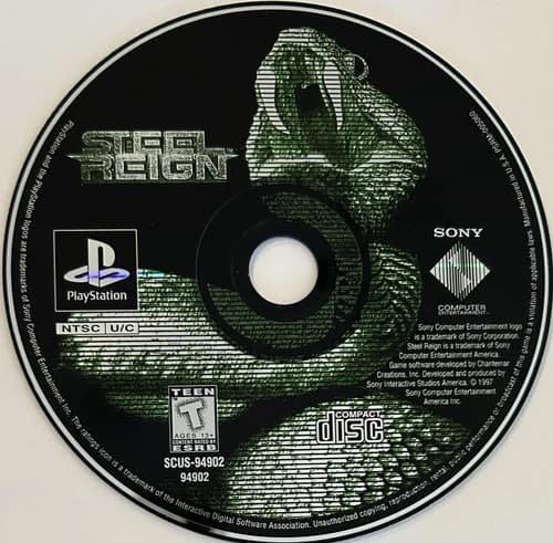 Steel Reign (Sony PlayStation 1, PS1) DISC ONLY | NO TRACKING | M409