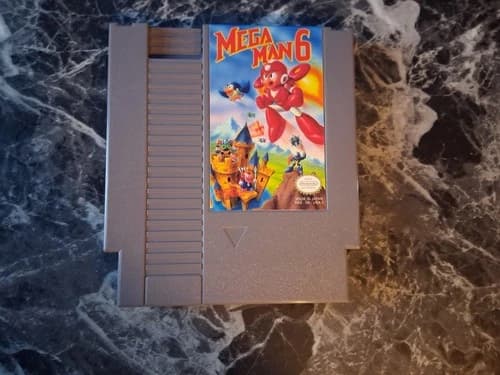 Mega Man 6 NES Authentic Tested Contacts Cleaned