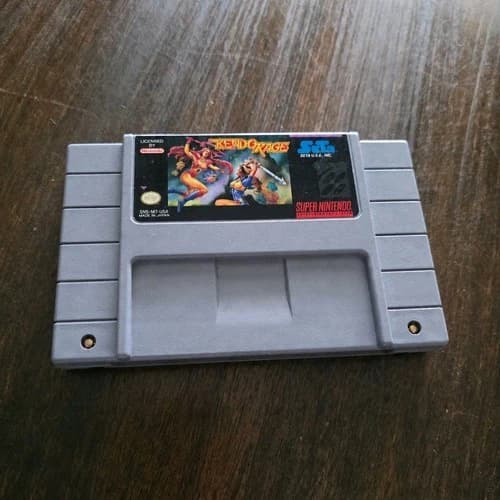 Kendo Rage – Super Nintendo SNES Game Cartridge – Tested & Working