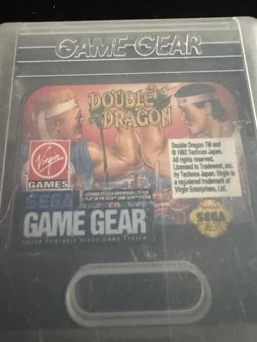 Virgin Games Double Dragon Sega Game Gear Cartridge, 1992, Double Dragon Series
