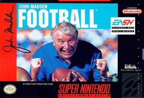 John Madden Football - SNES Super Nintendo Game