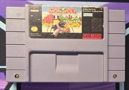 Monopoly SNES Cartridge Only