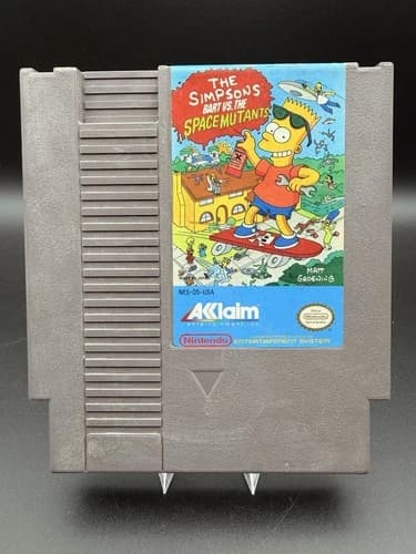 The Simpsons: Bart vs. The Space Mutants (Nintendo NES, 1991) AUTHENTIC | TESTED