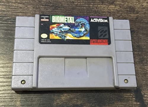 BioMetal (Super Nintendo Entertainment System, 1993) shooter tested authentic