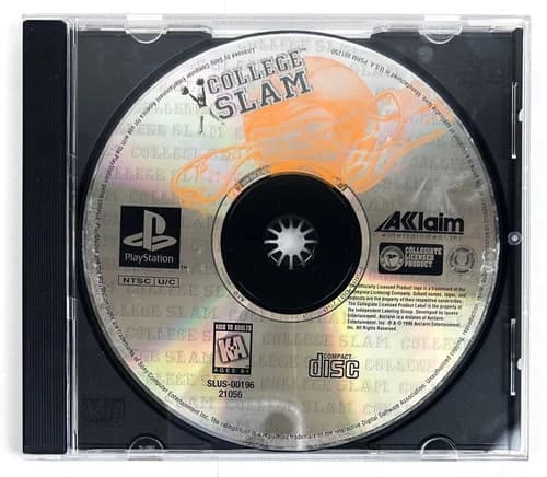 College Slam Basketball PlayStation 1 PS1 Video Game Disc ONLY