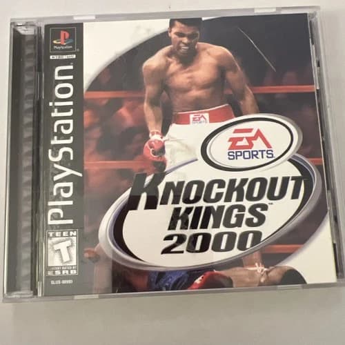 Sony PlayStation 1 Knockout Kings 2000 EA Sports PS1- Complete Muhammad Ali