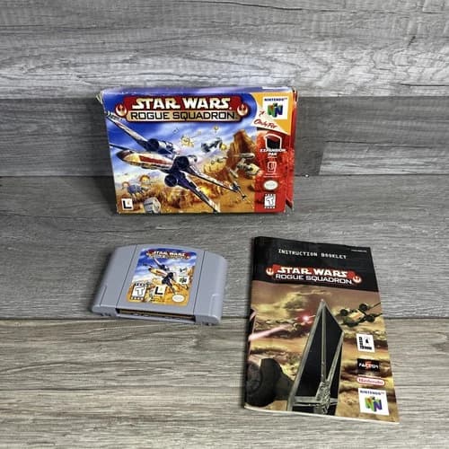 Star Wars: Rogue Squadron Nintendo 64 N64 Complete in Box CIB