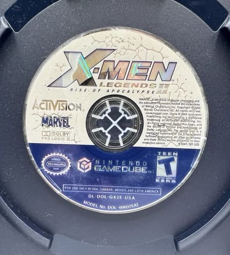 X-Men Legends II Rise of Apocalypse Nintendo GameCube Disc Only