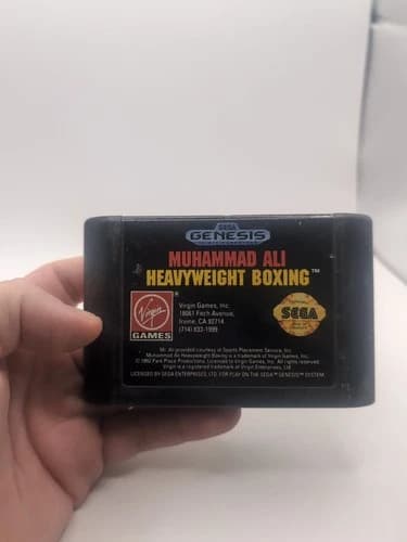 Muhammad Ali Heavyweight Boxing Sega Genesis Tested Working