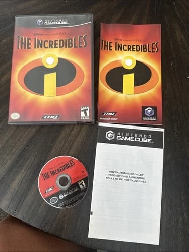 Nintendo GameCube GC Game The Incredibles CIB Complete In Box