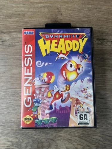 Dynamite Headdy (Sega Genesis, 1994) Tested - Fast Shipping!