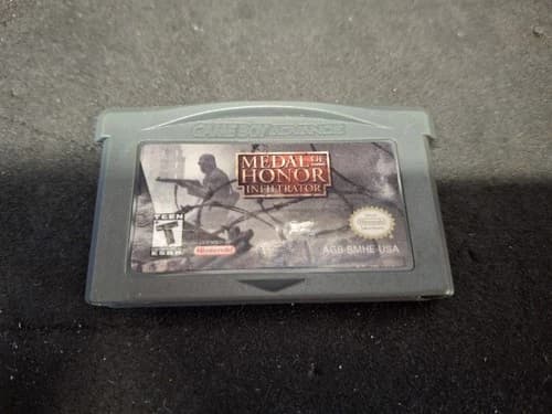 Medal Of Honor Infiltrator Gameboy Advanced GBA *TESTED WORKS* Cartridge Only