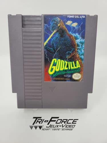 Godzilla : Monster of Monsters Nintendo NES Authentic Cart Free shipping