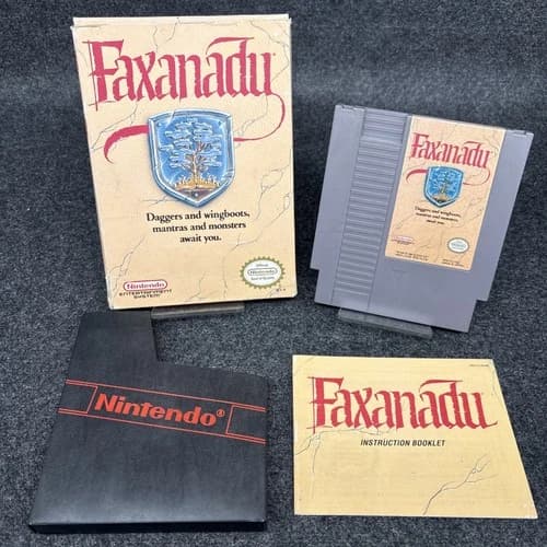 Faxanadu (NES) - Authentic CIB Great Condition
