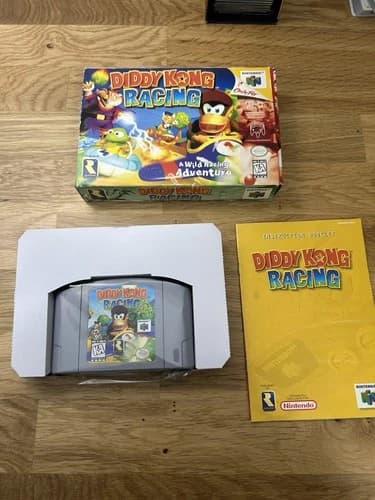 Diddy Kong Racing (Nintendo 64 N64) Complete in Box. Tested And Working CIB