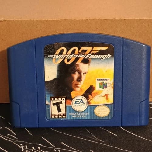 007: The World Is Not Enough (Nintendo 64,N64) Authentic Tested And Working