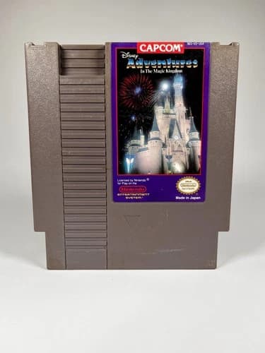 Disney Adventures In the Magic Kingdom (NES, 1990) Game Cleaned & Tested