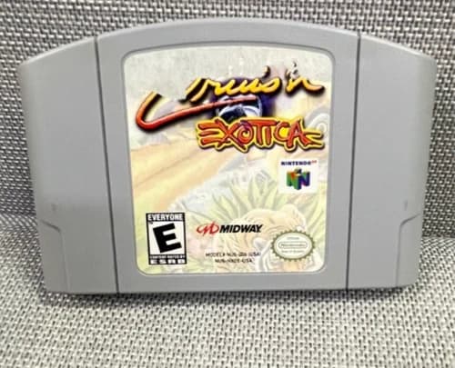 Cruis'n Exotica - Nintendo 64 N64 - Authentic Cartridge, Tested and Working!
