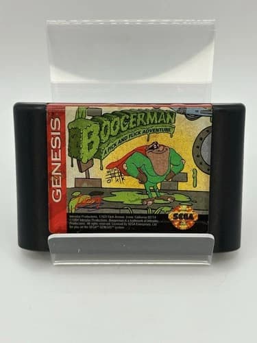 Boogerman A Pick And Flick Adventure Sega Genesis Authentic US Version - Tested