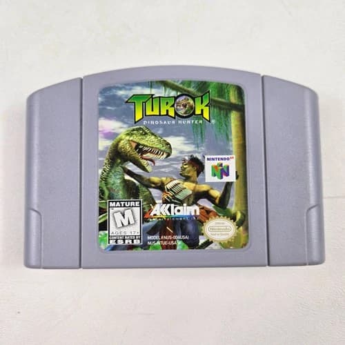 Turok 1 Dinosaur Hunter Nintendo 64 N64 Game Cartridge Only Tested Authentic