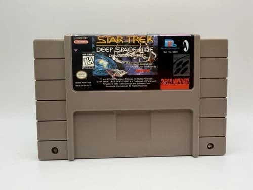 Star Trek Deep Space Nine Crossroads of Time (Super Nintendo,1993) SNES Tested