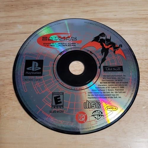 Batman Beyond: Return of the Joker PS1 Sony PlayStation 1, 2000 Disc Only Tested