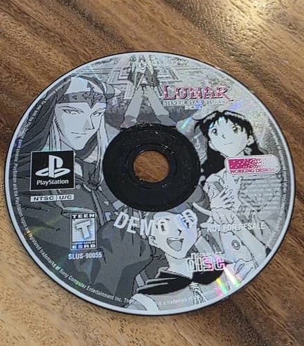 Sony Playstation 1 PS1 Lunar Silver Star Story Complete Demo CD