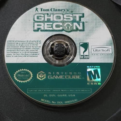 Tom Clancy's Ghost Recon (Nintendo GameCube, 2003) Disc Only