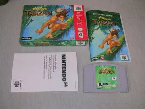 Disney's Tarzan (N64 Nintendo 64) Complete CIB