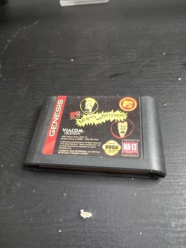 MTVs Beavis and Butt Head Sega Genesis Authentic Cartridge Only