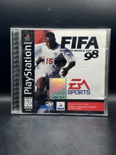 FIFA: Road to World Cup 98 (Sony PlayStation 1, 1997) CIB Tested & Working