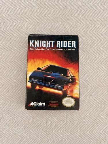 Knight Rider (NES Nintendo, 1989) CIB Complete Authentic Tested Working
