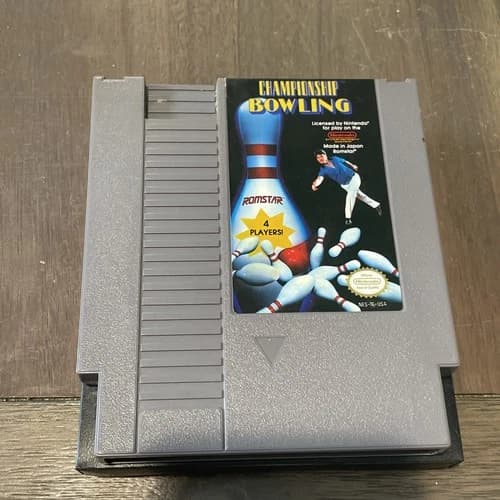 Championship Bowling (Nintendo Entertainment System, 1989) NES Cart Only