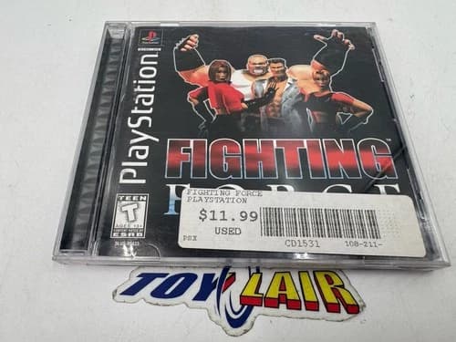 Fighting Force (Sony PlayStation 1, 1997 PS1) CIB Complete, Tested W/ Reg Card