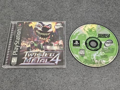 🔥 Twisted Metal 4 (PlayStation 1 PS1 PSX, 1999) *WORKS GREAT * 🔥