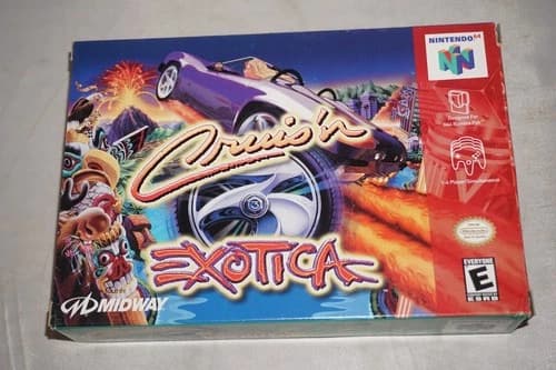 Cruis'n Exotica Cruisin (Nintendo 64 N64) Complete in Box w/ Reg Card CIB