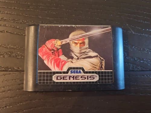 The Revenge of Shinobi (Sega Genesis, 1989) Game Cartridge Only Tested working!